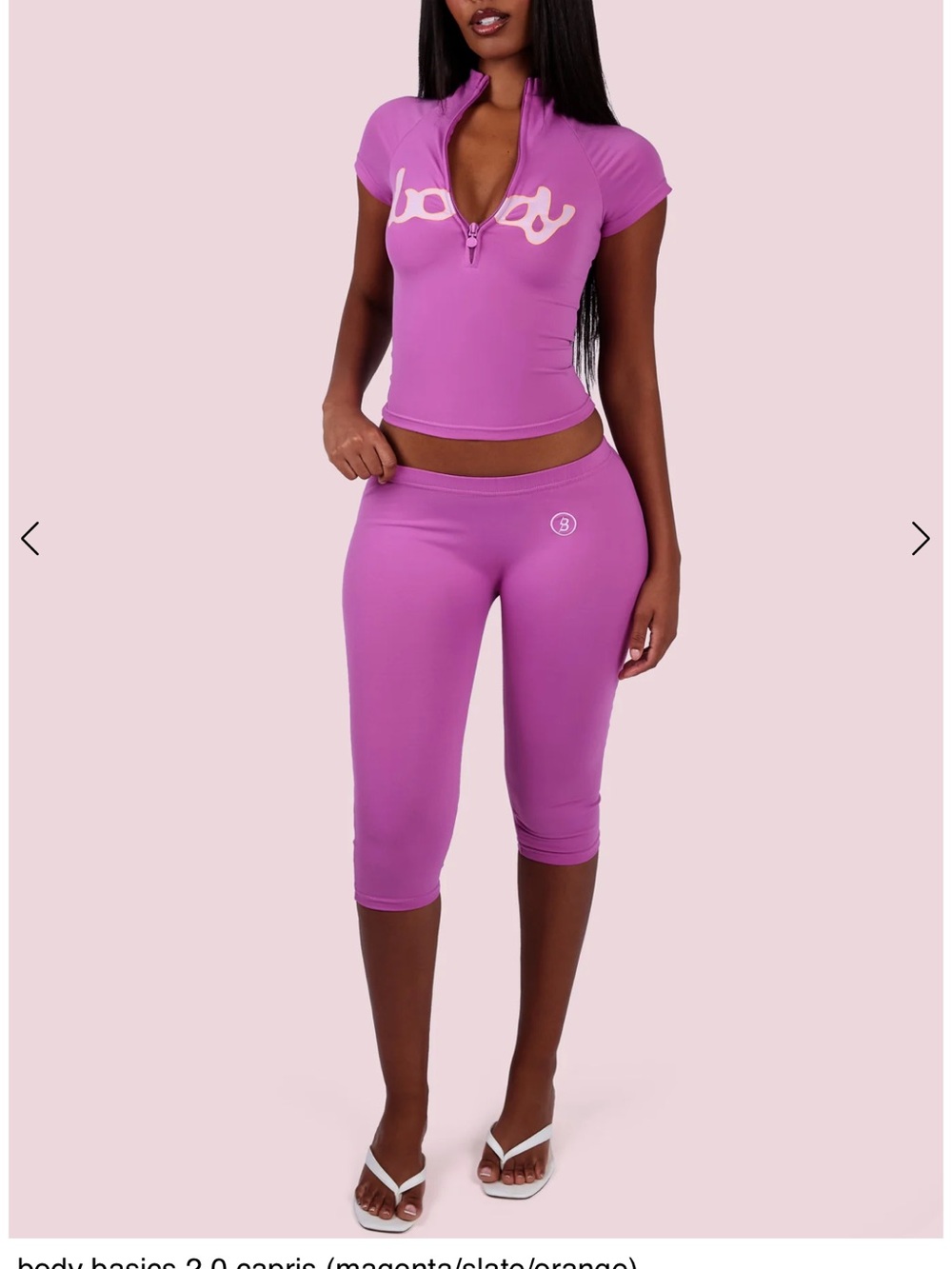 Women’s Magenta Capri Pants - Sleek Stretch Fit
